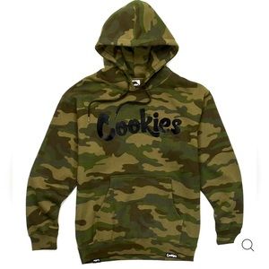 Authentic “ Cookies “ Brand Logo Hooded Sweatshirt.